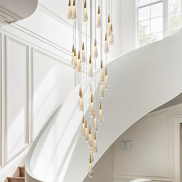 Stylish pendant light for stairwells